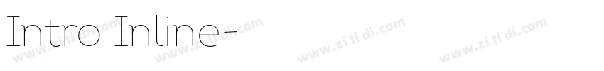 Intro Inline字体转换